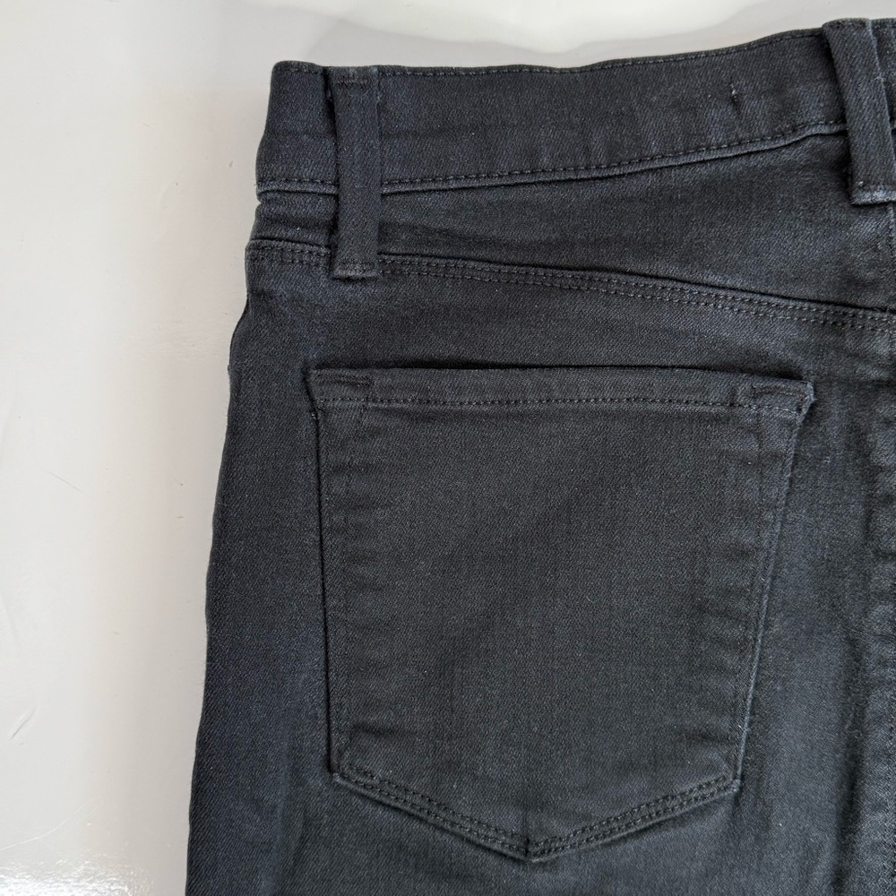 J BRAND Maria High Rise Size 29 Black Straight Denim Jeans 28 Inch Waist - Picture 12 of 16